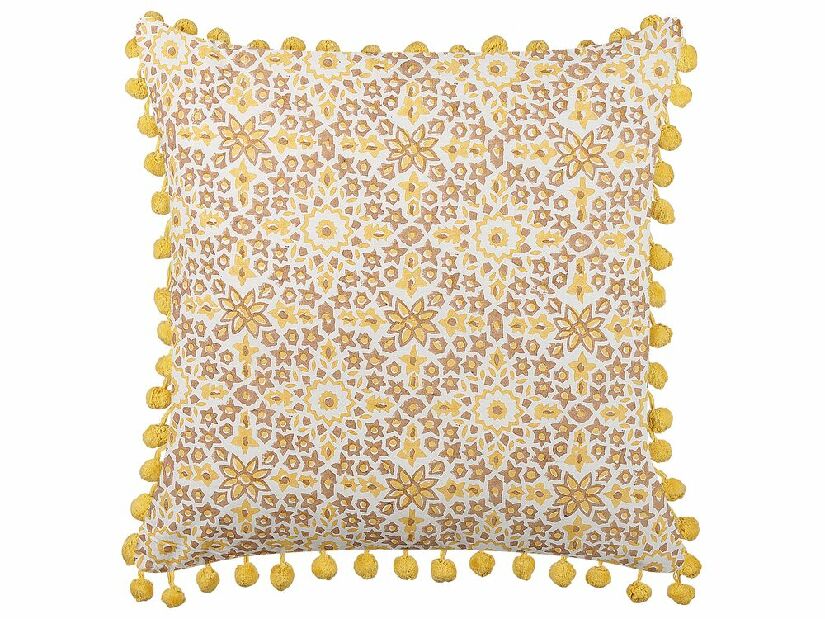 Set 2 ukrasna jastuka 45 x 45 cm Lyco (žuta)