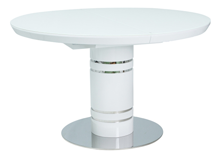 Blagovaonski stol na razvlačenje 120-160 cm Susie (bijela + bijela) (za 4 do 6 osoba) *rasprodaja