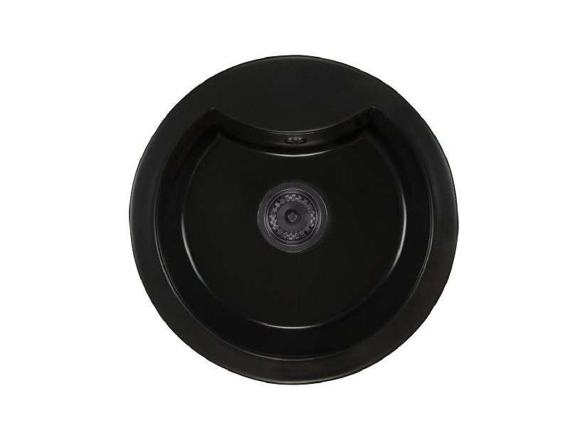 Kuhinjski sudoper Mellusa (crna) (s 1 otvorom za bateriju)