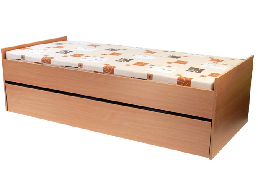 Krevet na razvlačene 90 cm Nichol (s pjenastim madracima)