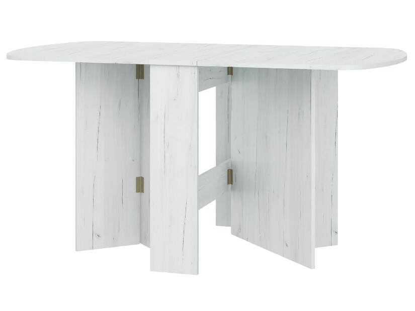 Blagovaonski stol Elston 2 (craft bijeli) (za 4 do 6 osoba)