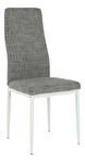 Blagovaonska stolica Collort nova (svjetlosiva + bijela)  