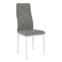 Blagovaonska stolica Collort nova (svjetlosiva + bijela)  