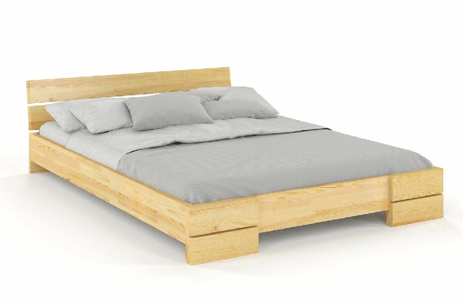 Bračni krevet 180 cm Lorenskog (bor) 