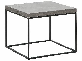 Pomoćni stolić DELAND (betonska ploča stola) (siva)