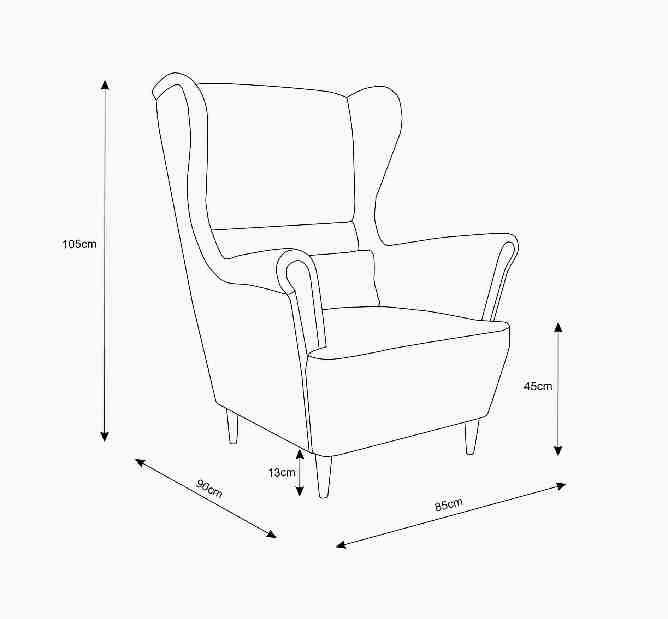 Fotelja Ushabi (žuta) *outlet moguća oštećenja