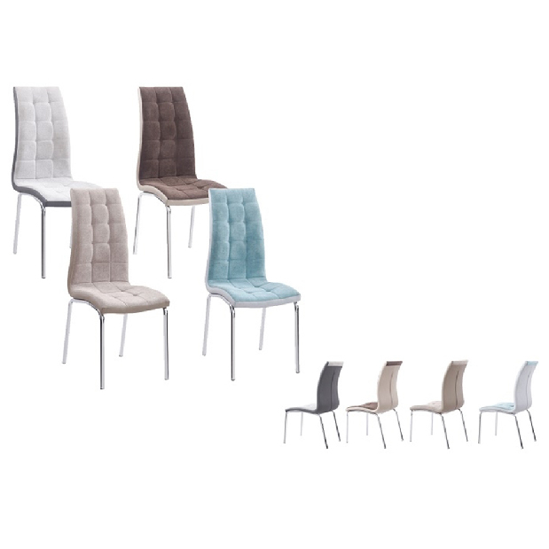 Blagovaonska stolica Gernada new (boja mentola + siva) 