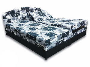 Bračni krevet 160 cm Velvet (s pjenastim madracima)