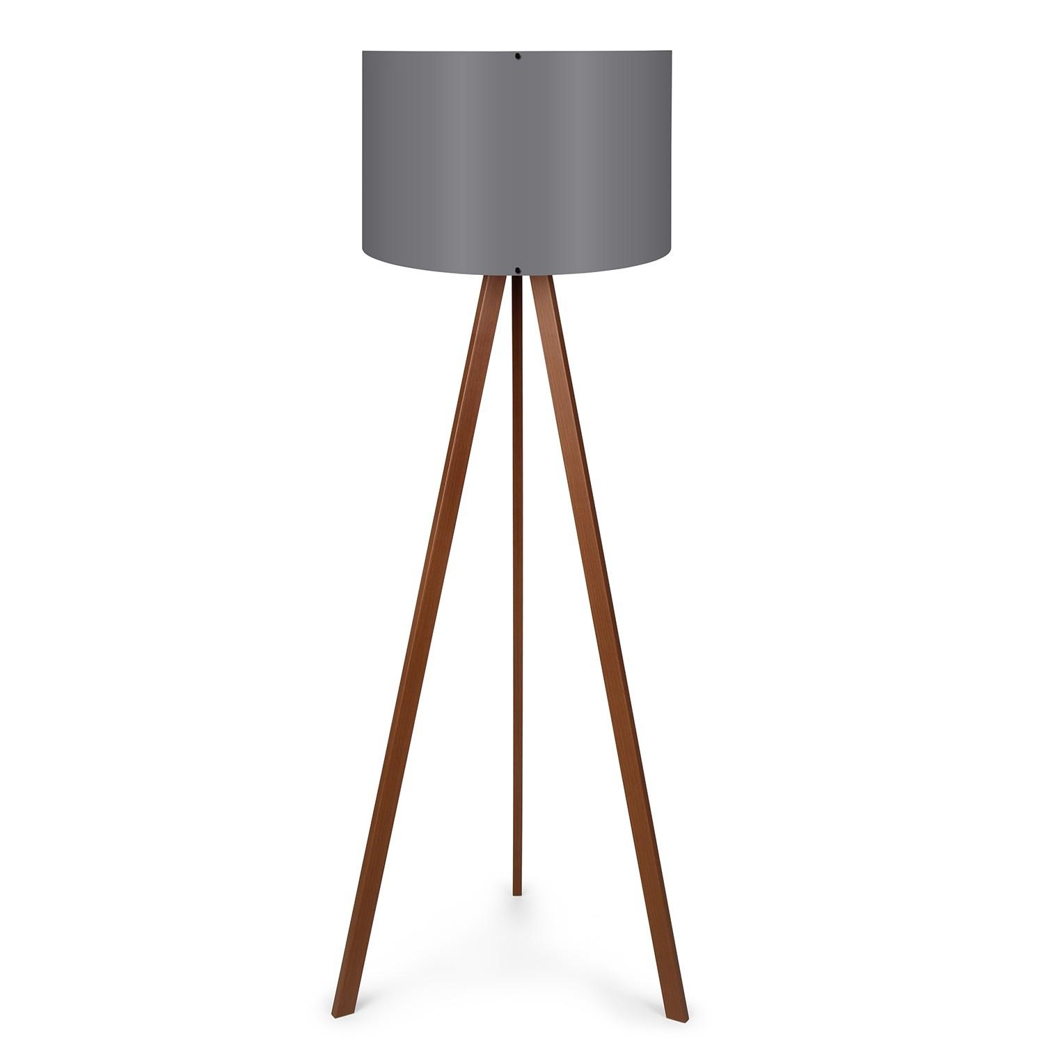 Podna svjetiljka Amorekko 1 (siva + smeđa)