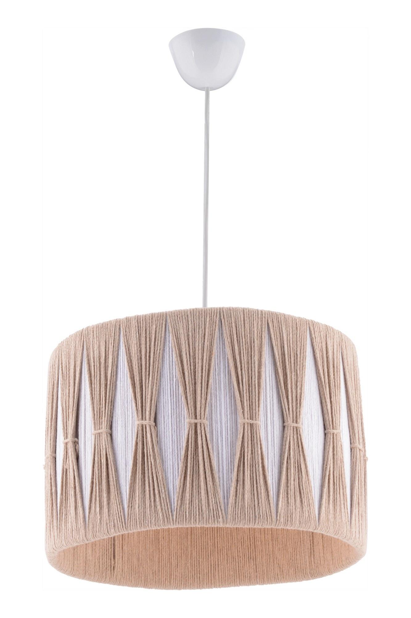 Stropna svjetiljka Indelusto 1 (krem + bijela)