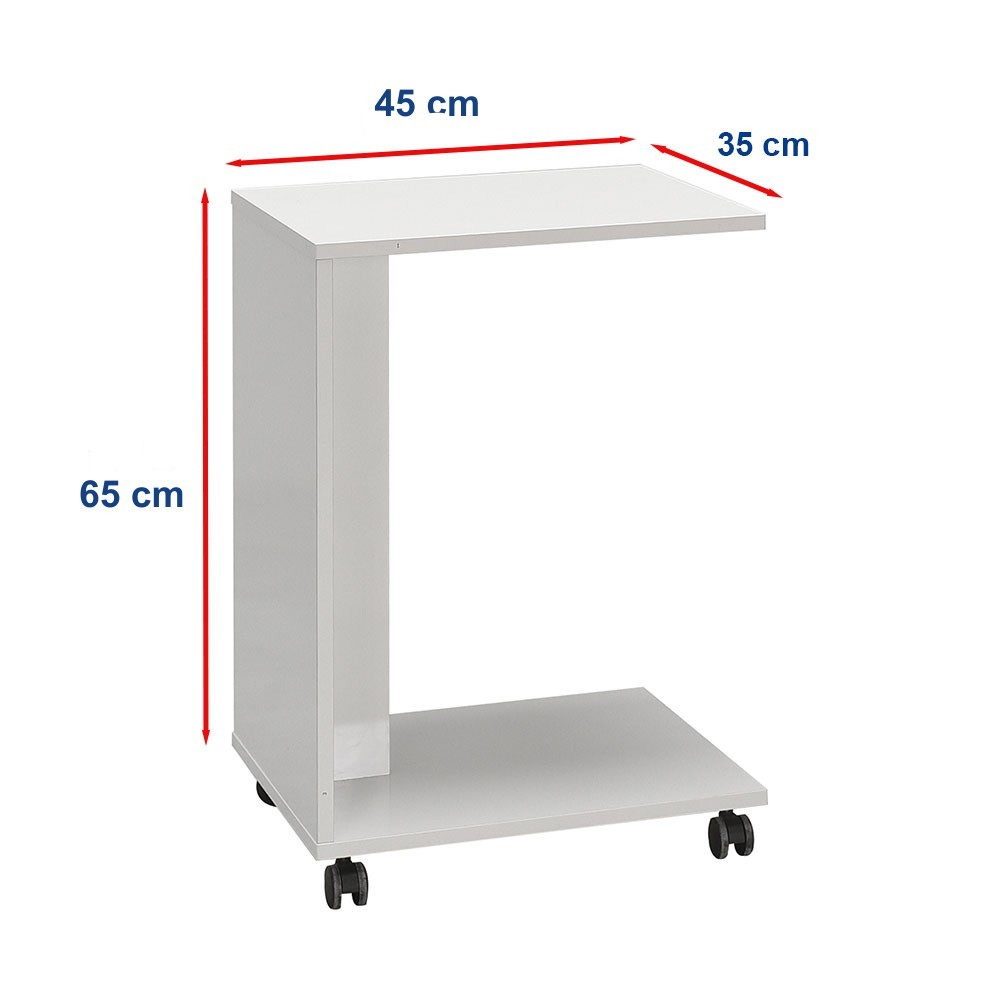 Pomoćni stolić Etarinda (bijela)