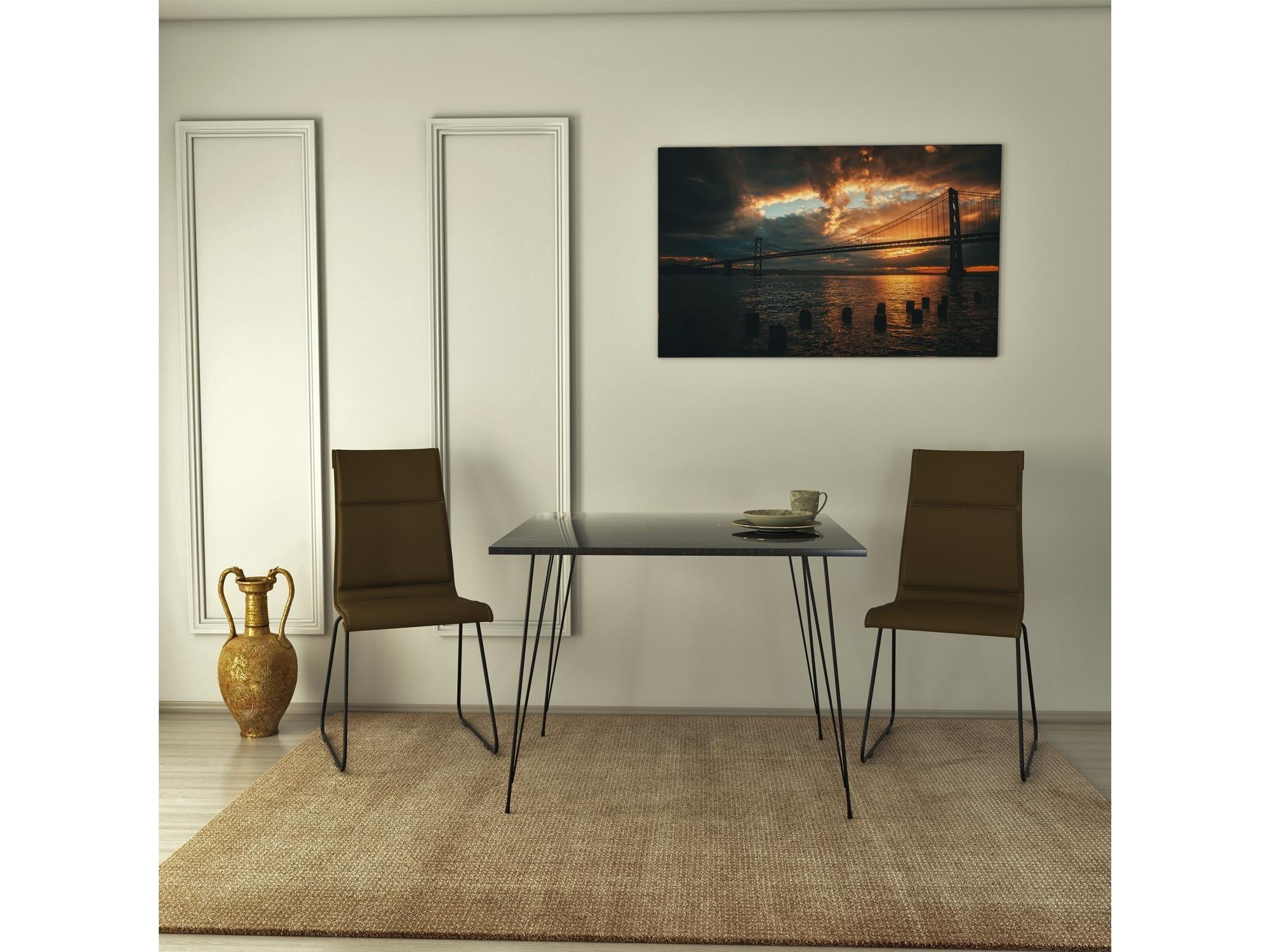 Blagovaonski stol Sabuna 2 (za 4 osobe) (crna)