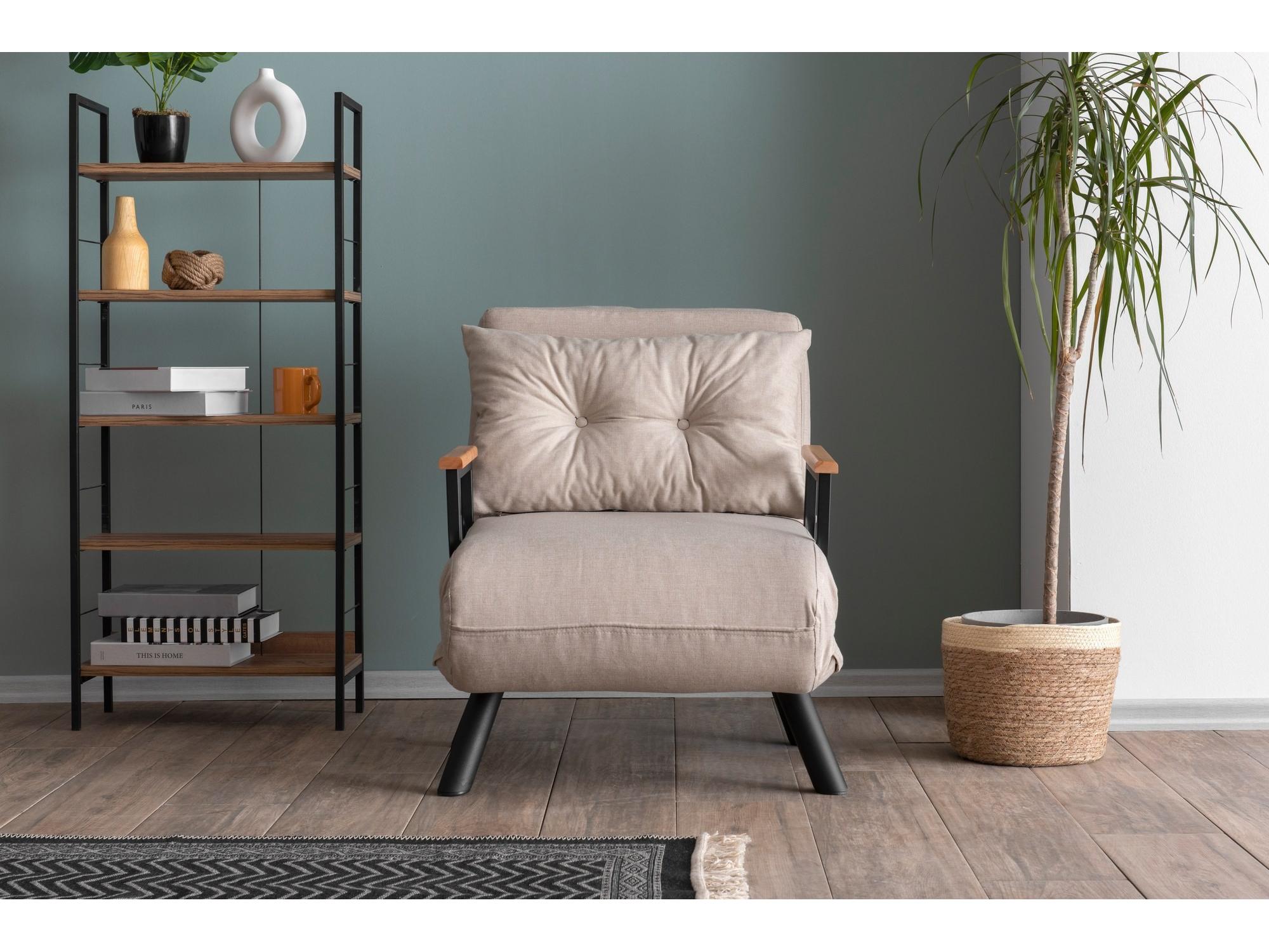 Fotelja na razvlačenje Sandy (krem)