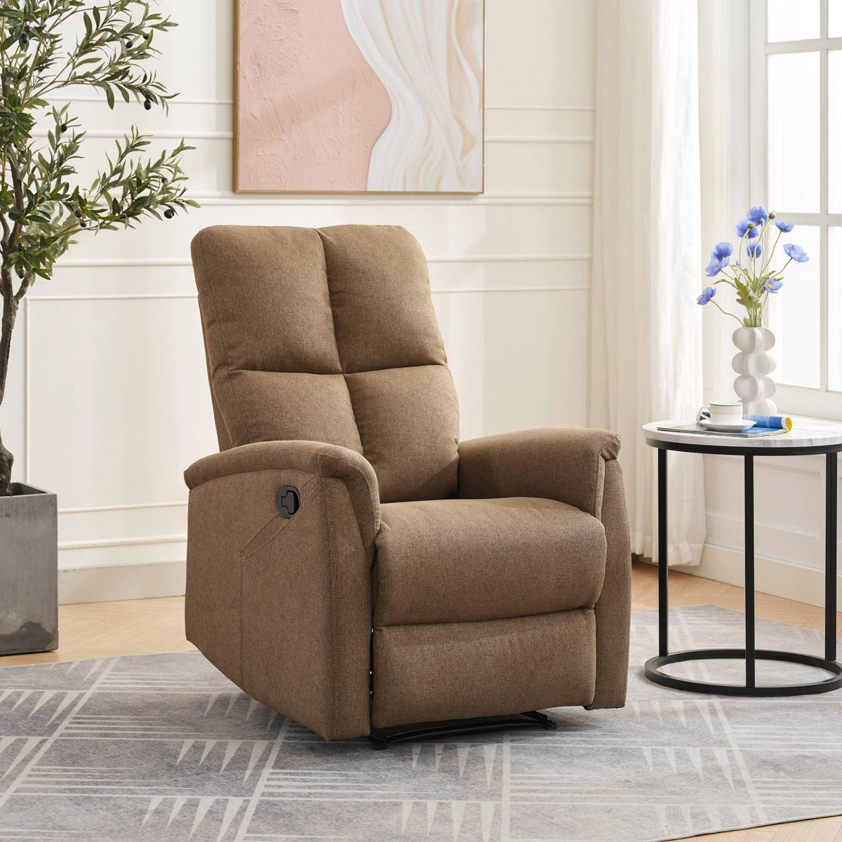 Podesiva fotelja Temor (smeđa)