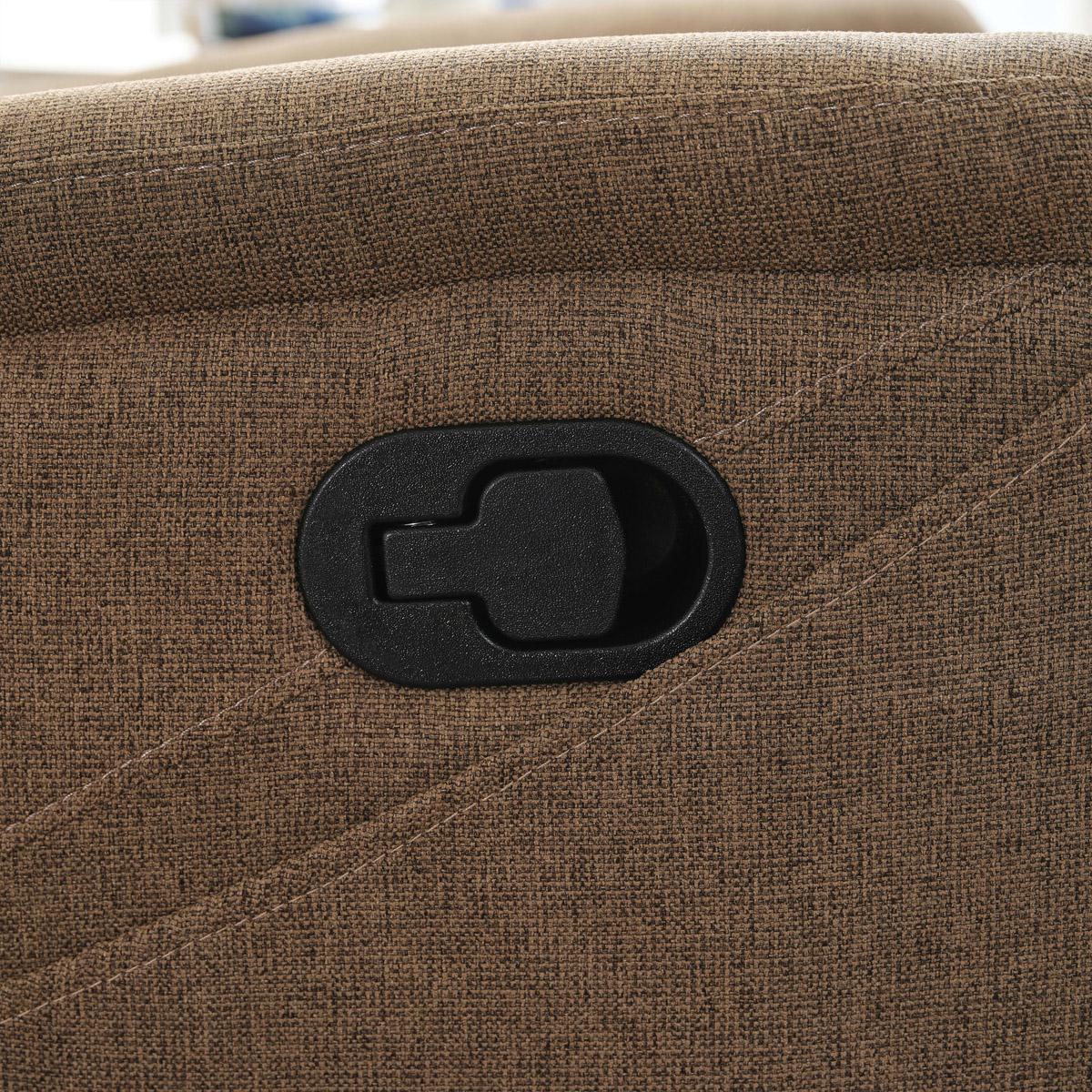 Podesiva fotelja Temor (smeđa)