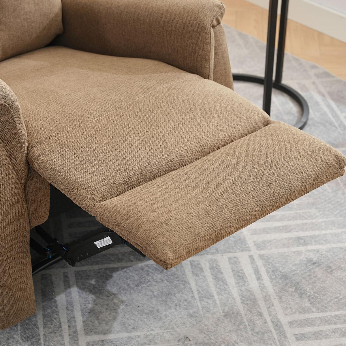 Podesiva fotelja Temor (smeđa)