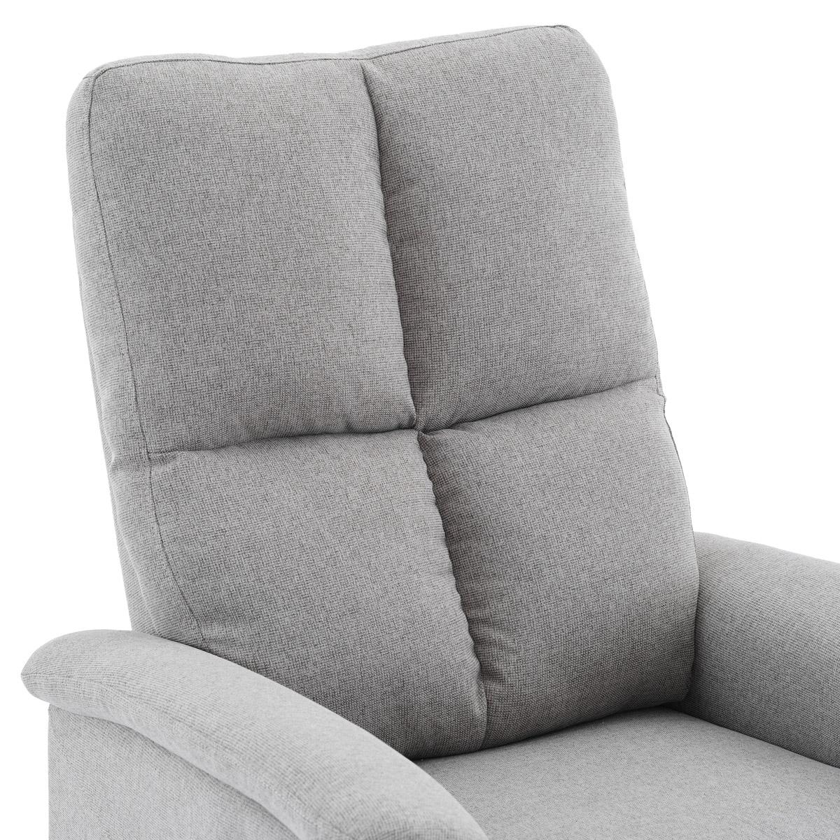 Podesiva fotelja Temor (svijetlosiva)