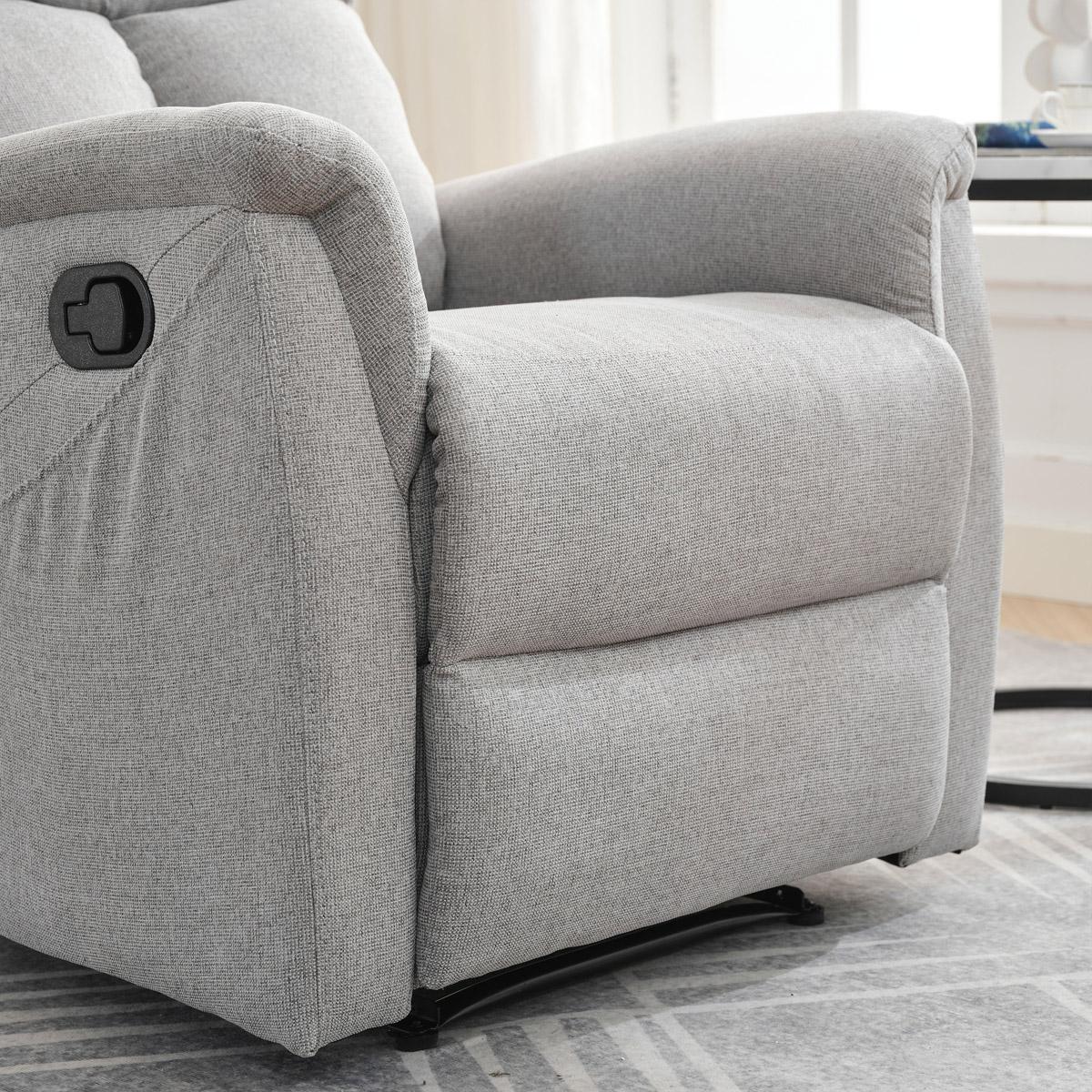 Podesiva fotelja Temor (svijetlosiva)