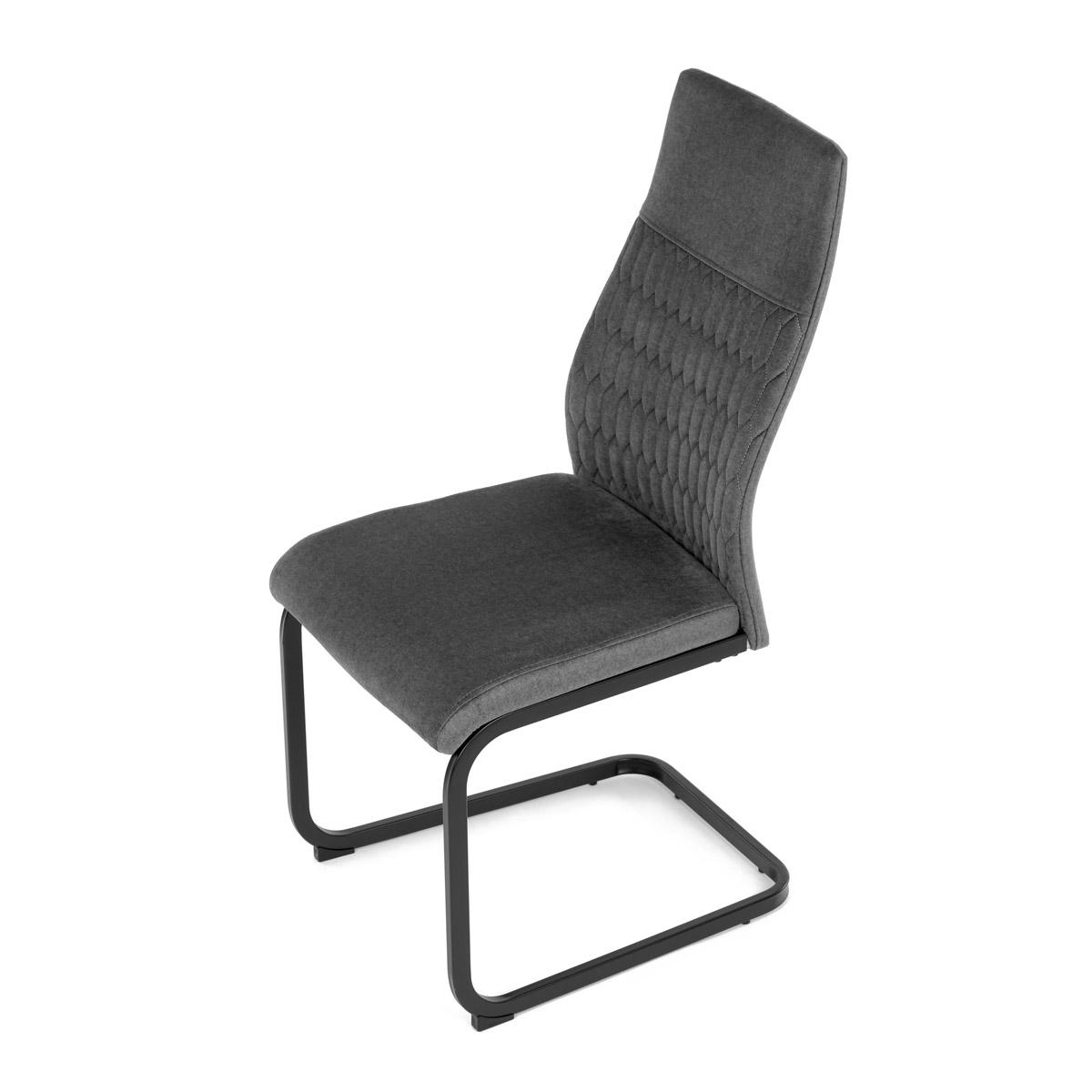 Blagovaonska stolica Desvelar (siva)