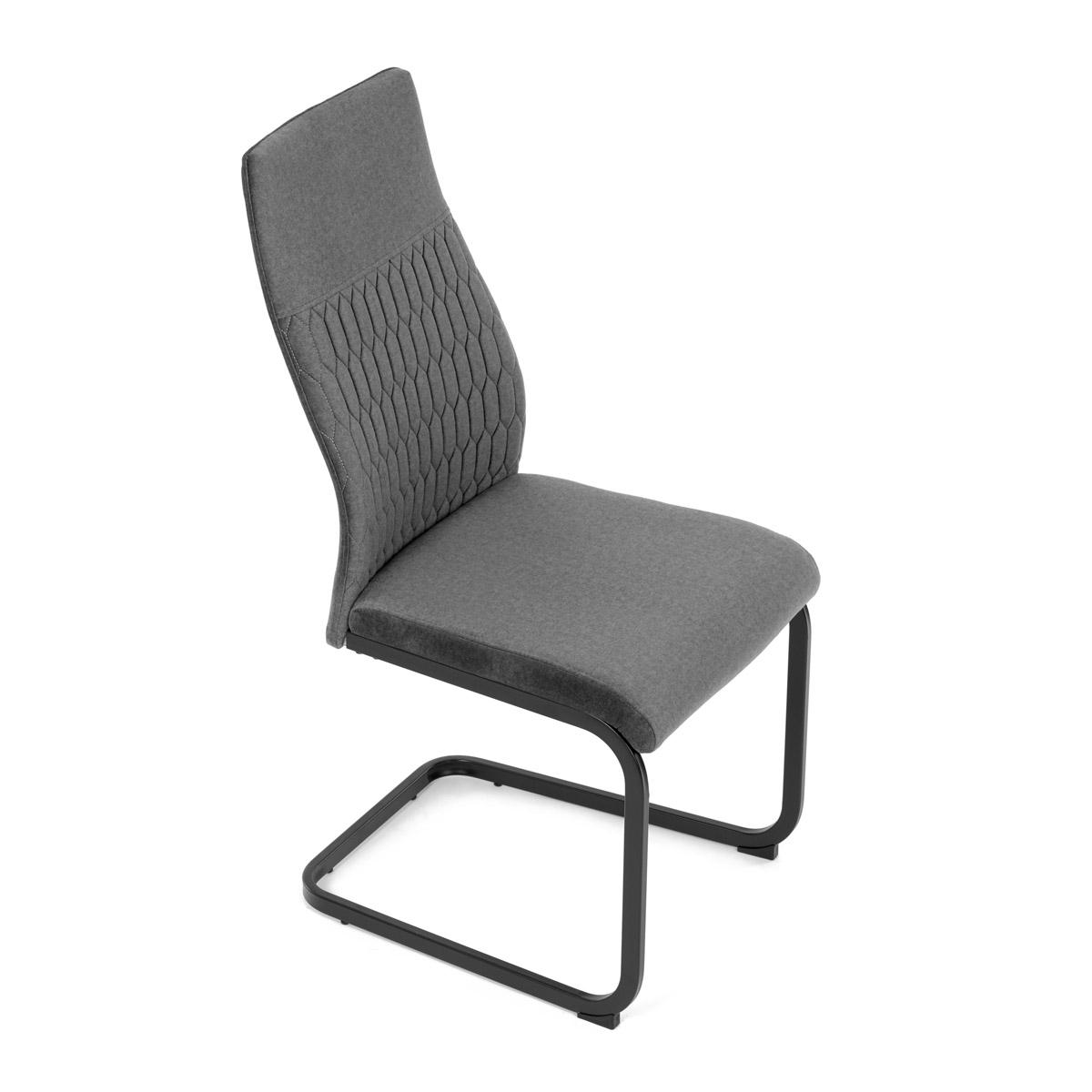 Blagovaonska stolica Desvelar (siva)