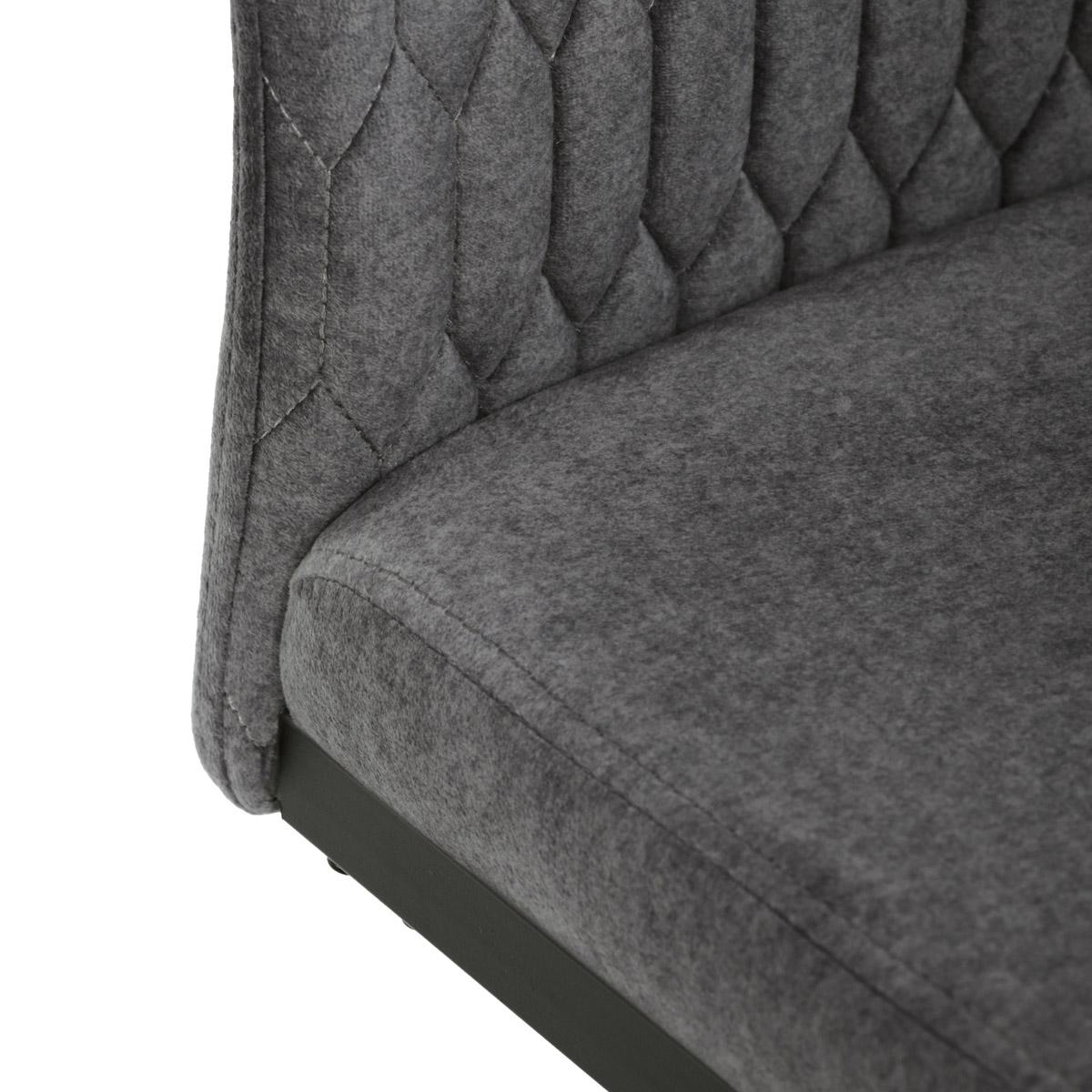 Blagovaonska stolica Desvelar (siva)