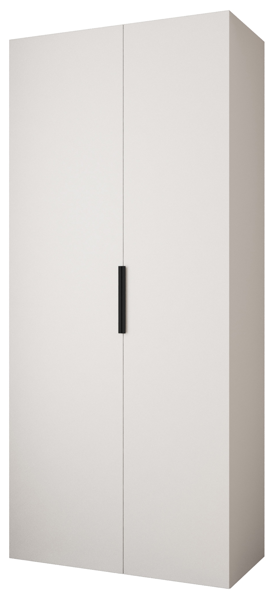 Ormar za garderobu 110 cm Carmela 40-4 (bijela + crna)