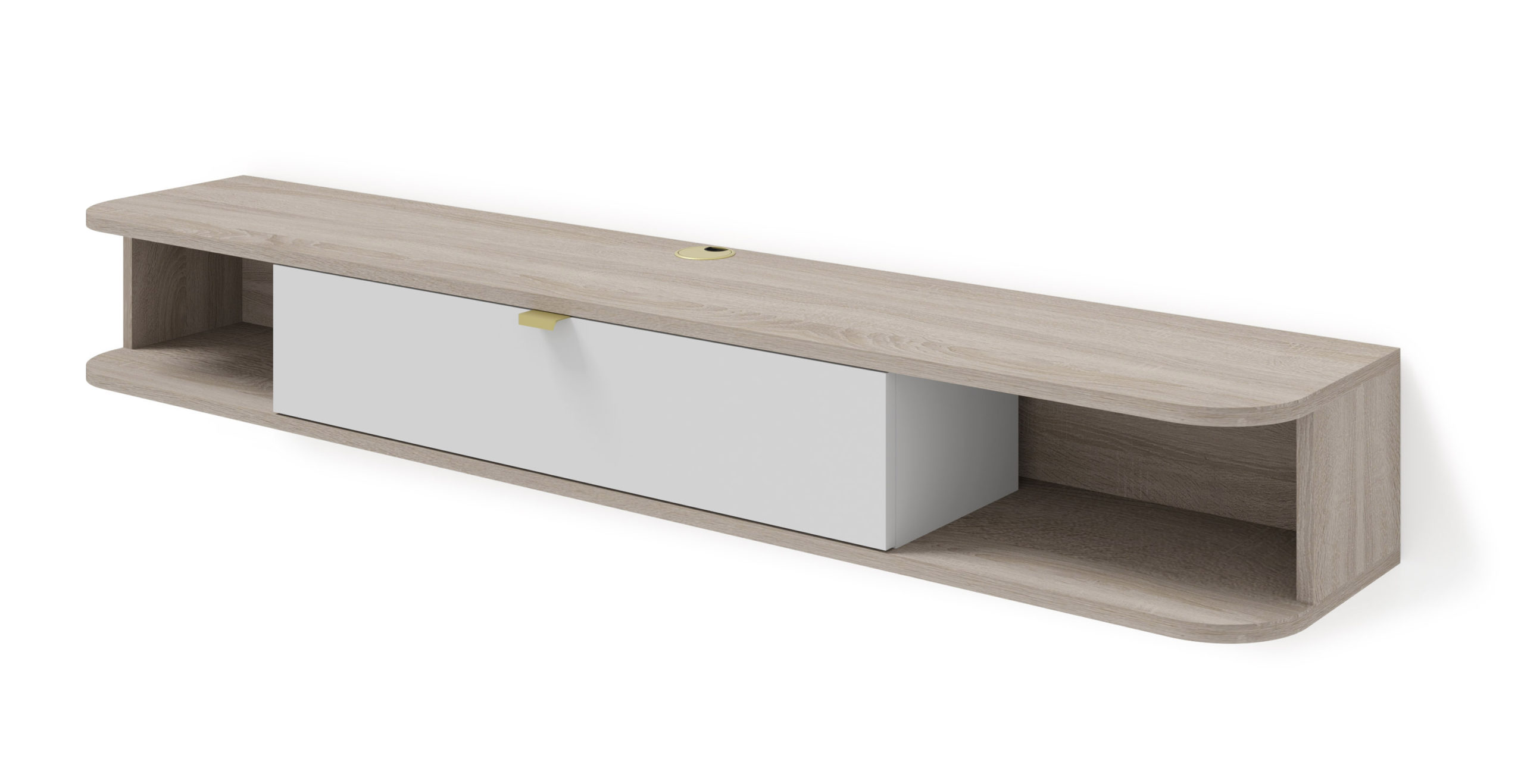 TV stolić/ormarić Ikaro (hrast sonoma + bijela)