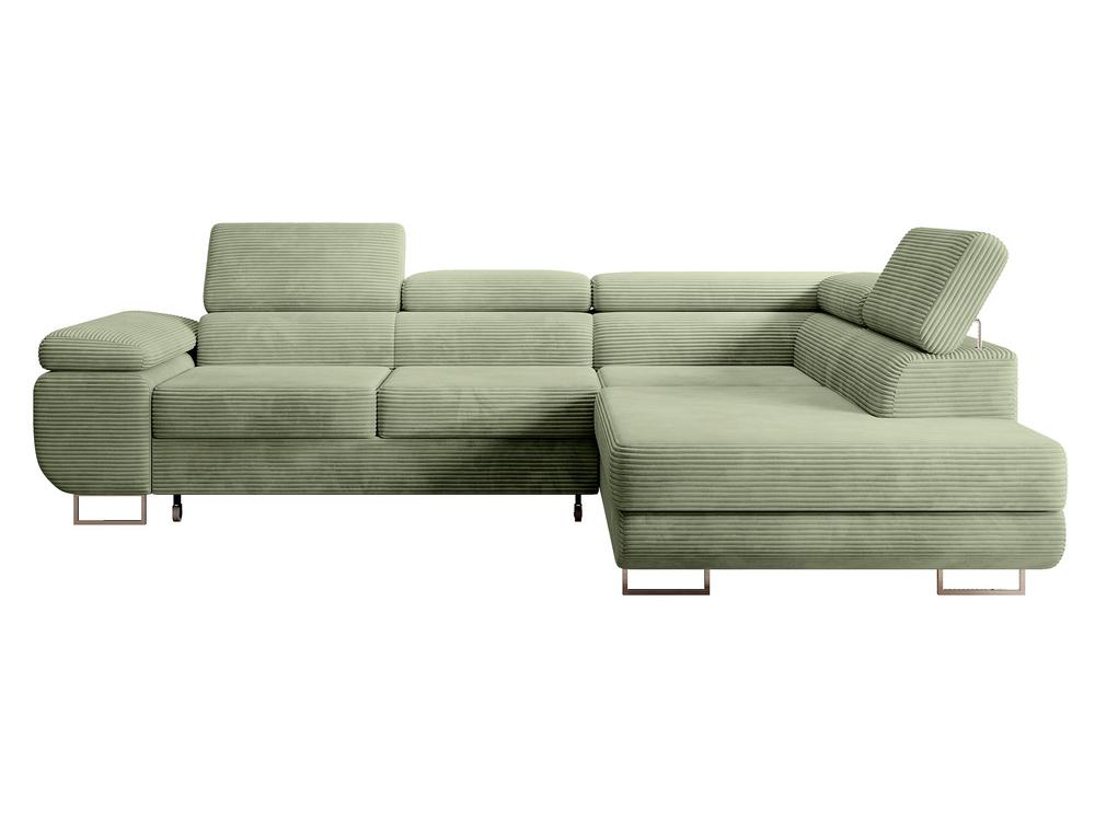 Kutna garnitura Stiletto (D) (morska zelena + srebrna)