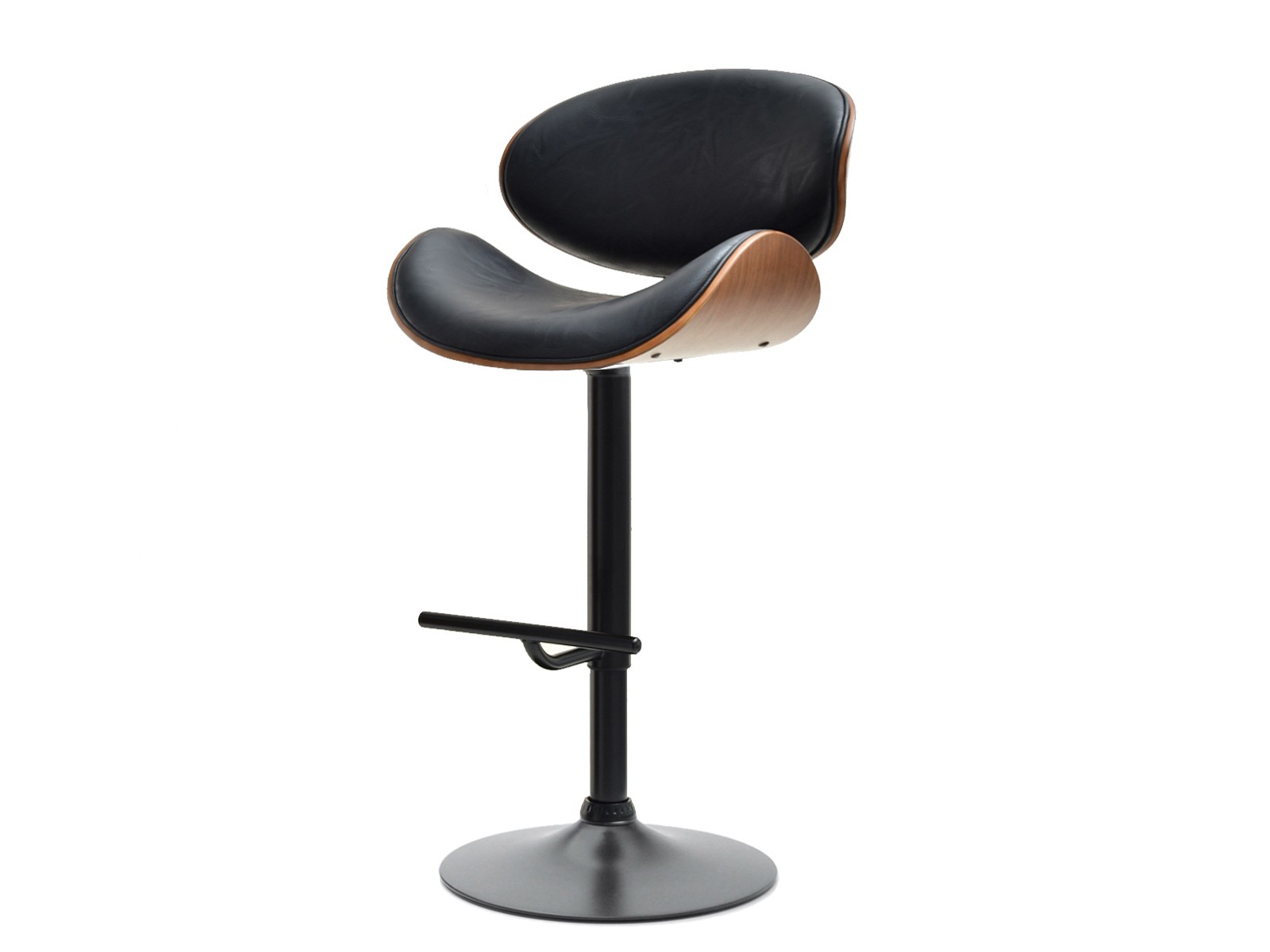 Stolica Hitman (tamni orah + crna)