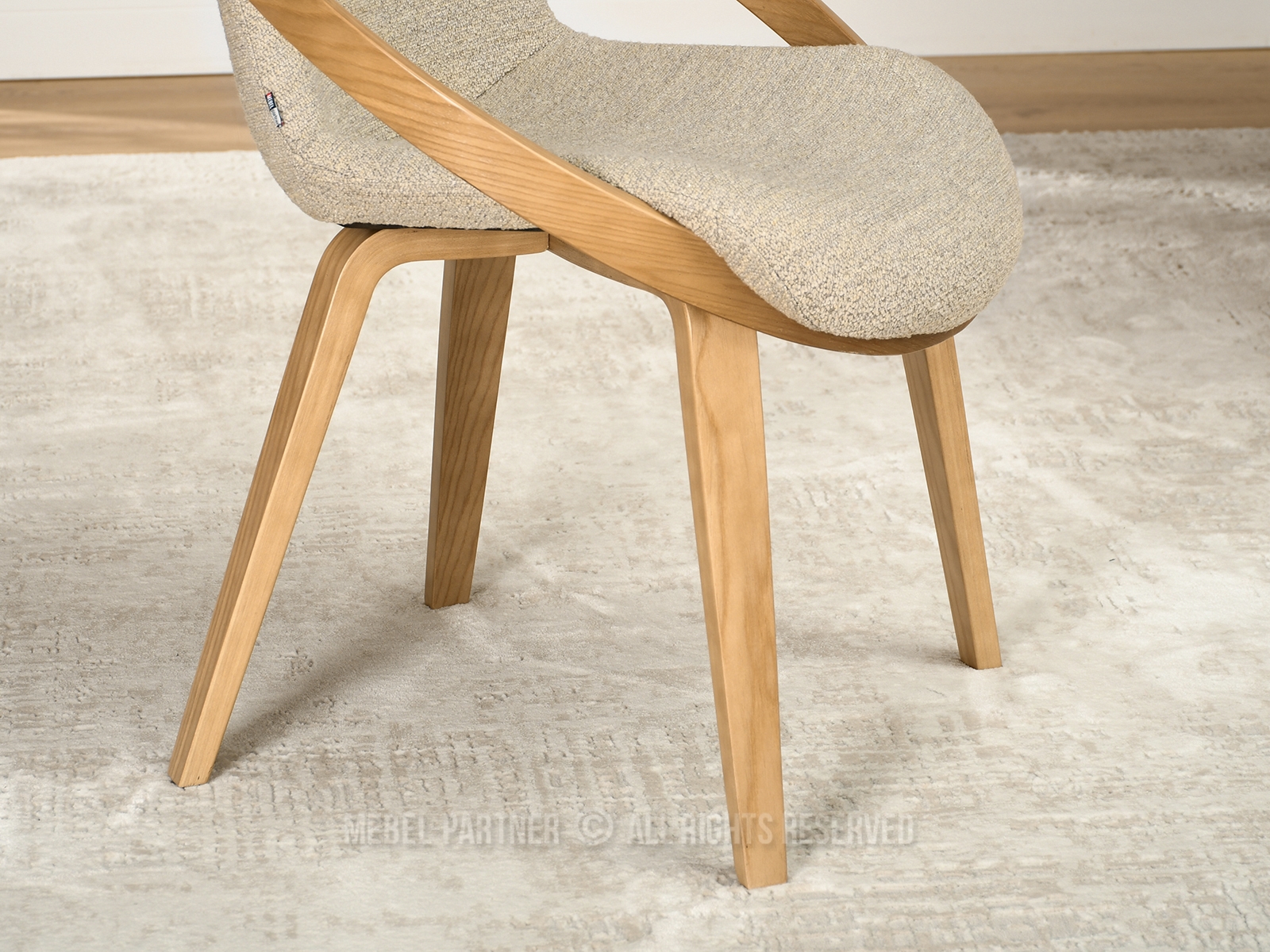 Stolica Lila K (bež + hrast) *outlet moguća oštećenja