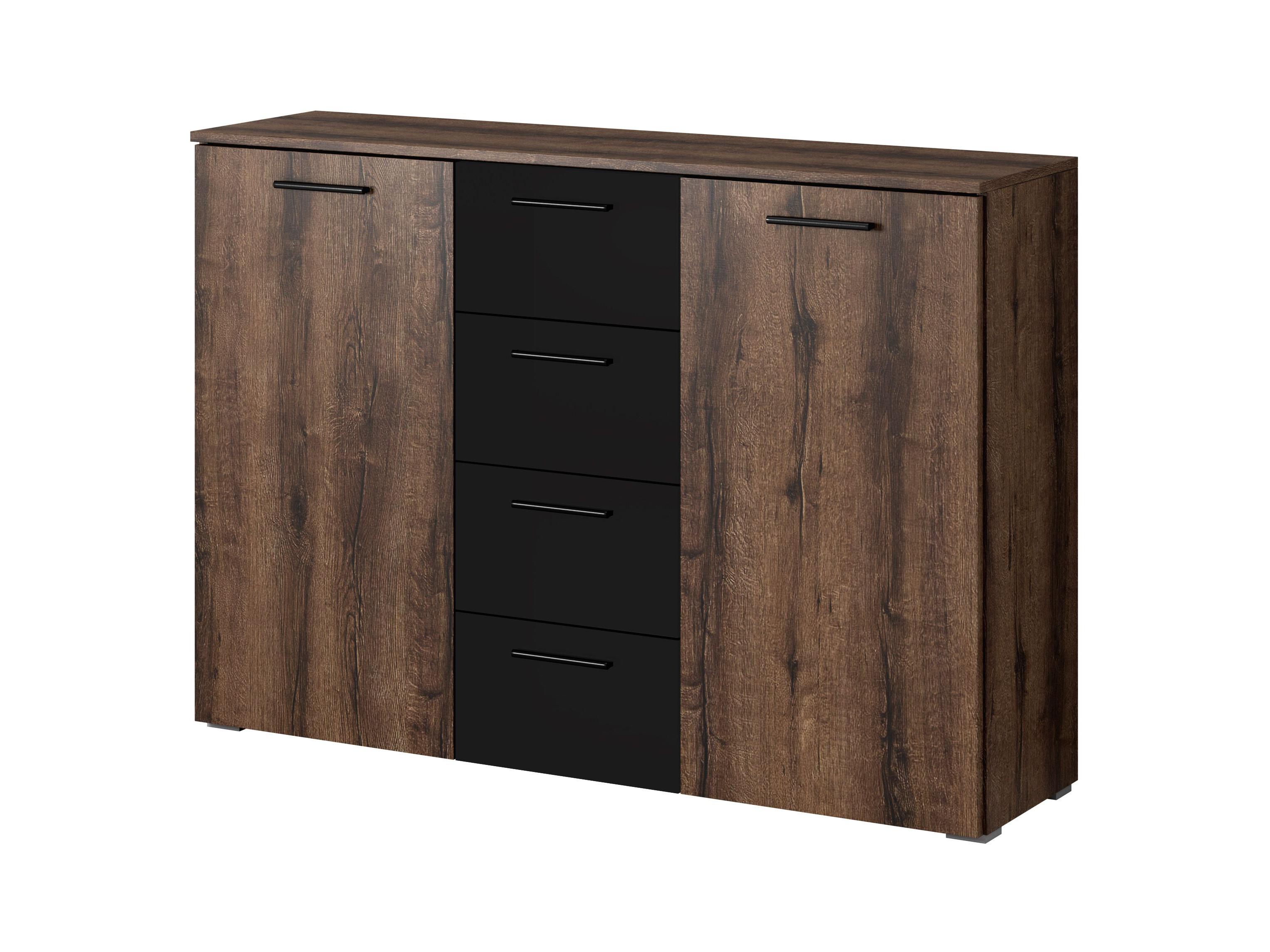 Komoda Benson Tip 26 (hrast monastery + crna)  