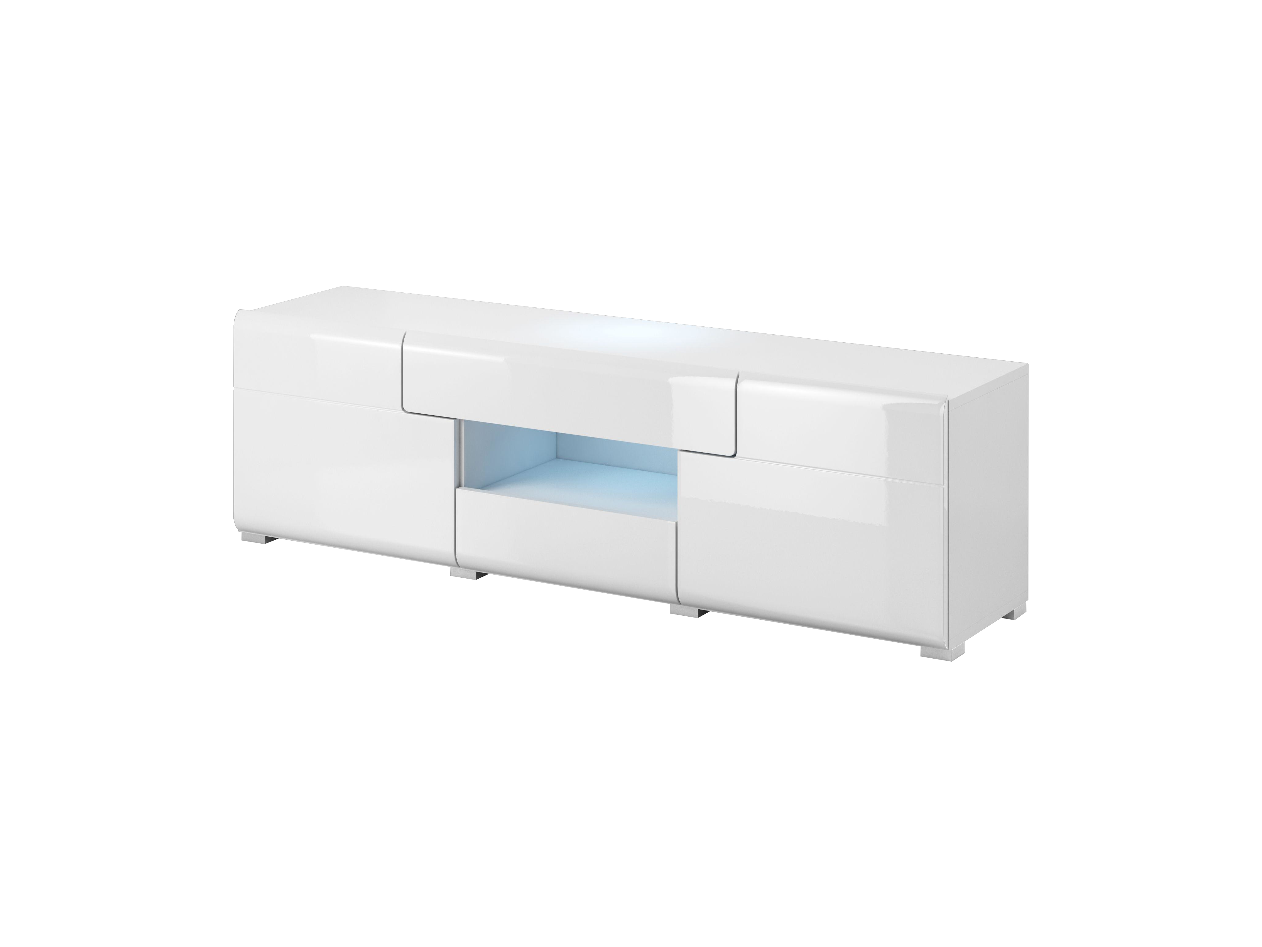 TV stolić Tamie Tip 41 (bijela + bijeli sjaj)