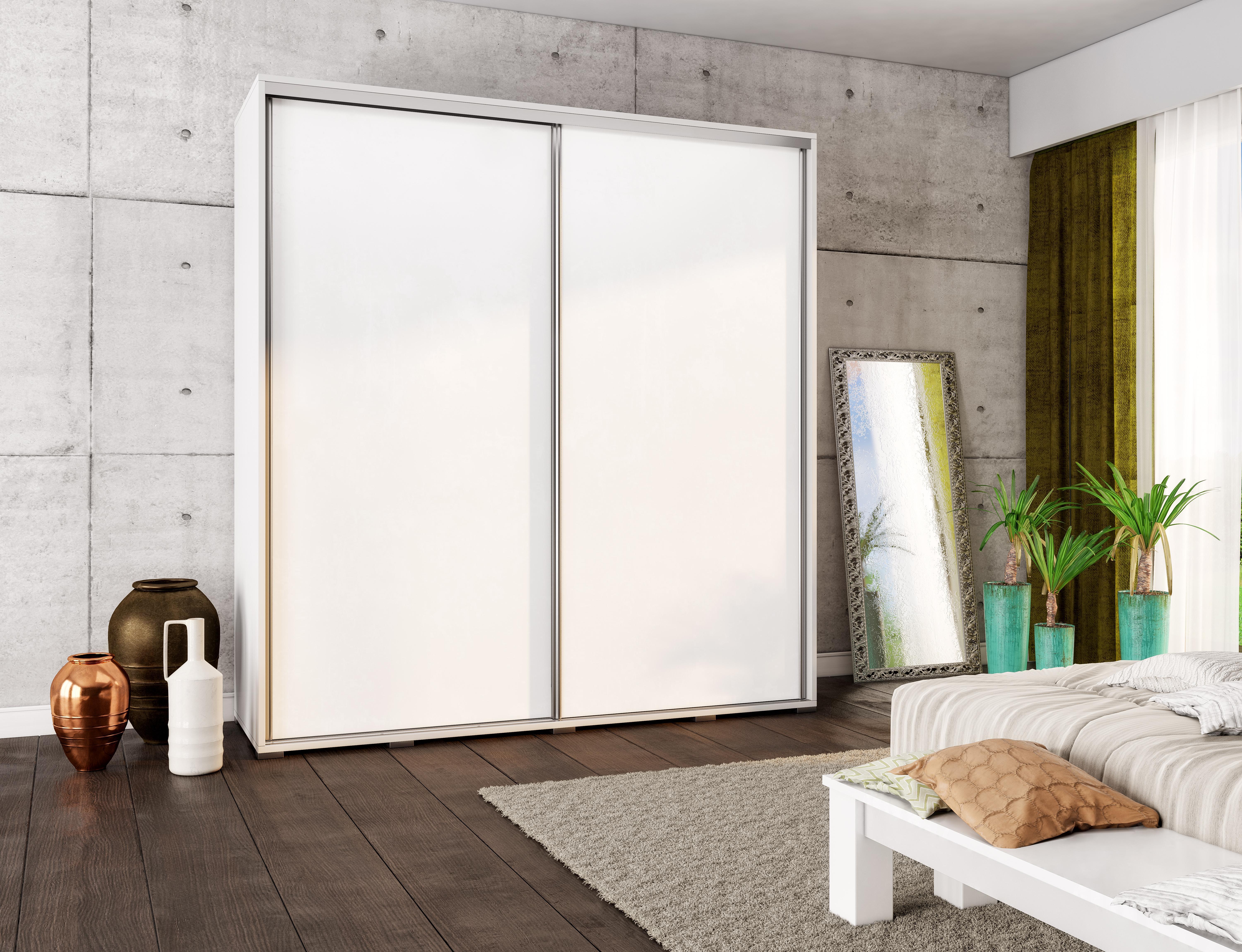 Ormar s kliznim vratima Peldon 205 (bijela)