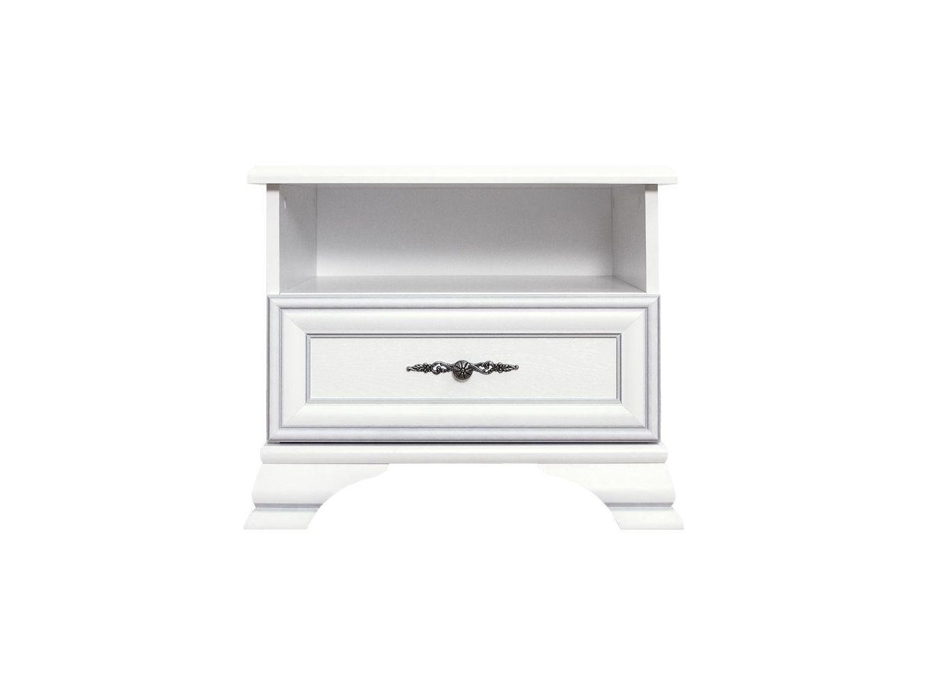 Noćni stolić Kuito KOM1S (alpska bijela)