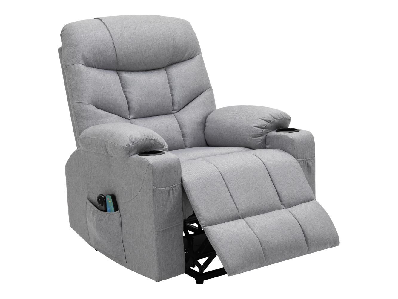 Masažna fotelja Hipocresias (svijetlo siva)