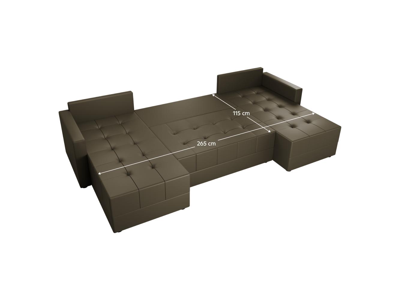 Kutna garnitura U Duna (smeđa)