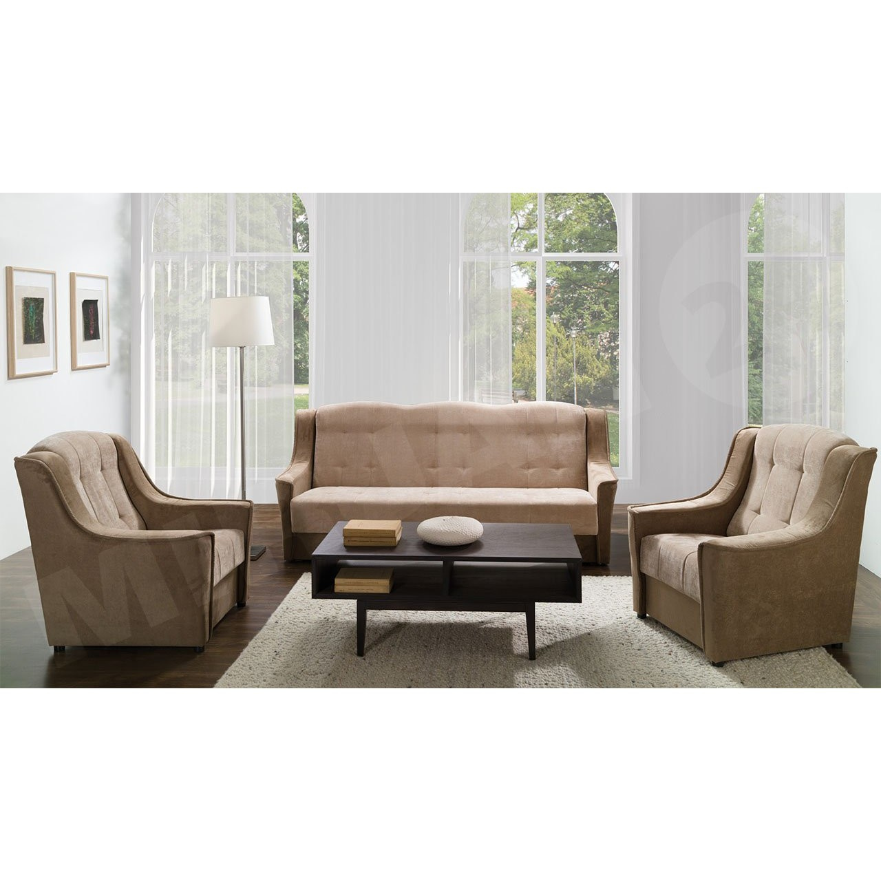 Garnitura za sjedenje Medica (bež)