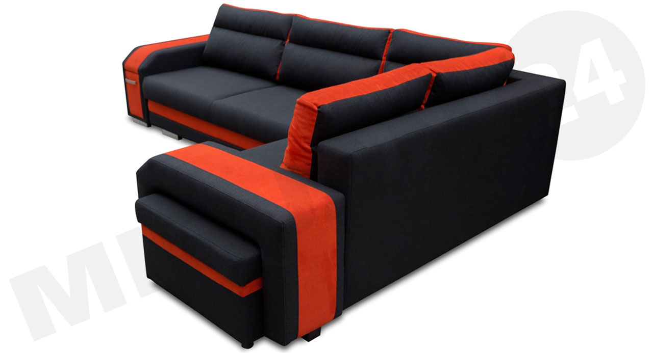 Kutna garnitura Sally (tamnosiva + siva)