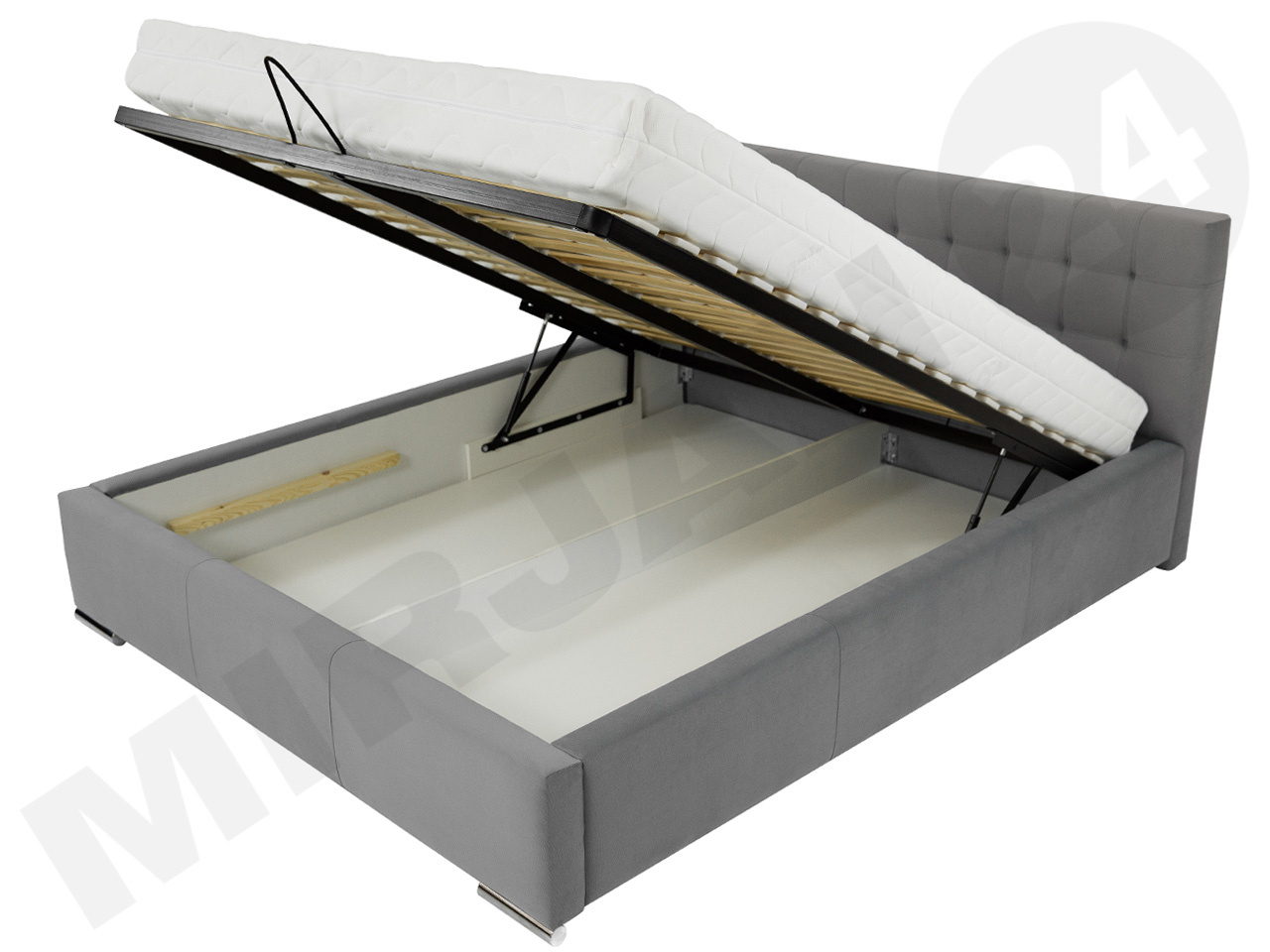 Bračni krevet 180 cm Hermon (bijela)