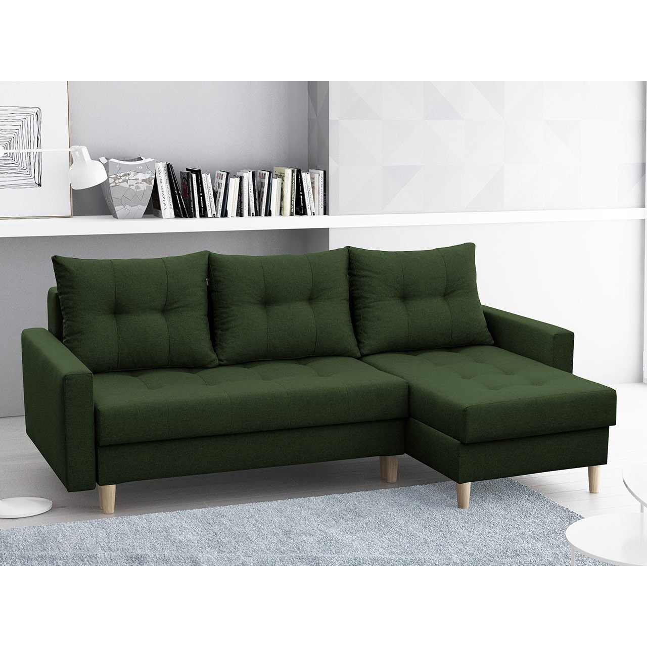 Kutna garnitura Malunas (tamnosmeđa)