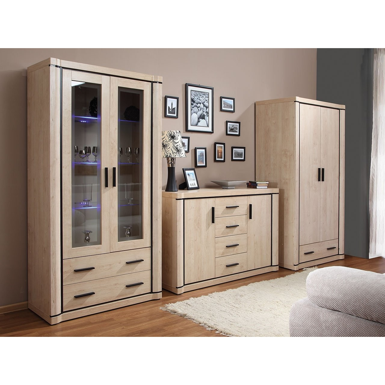 Namještaj za dnevni boravak Xena IV (sonoma)