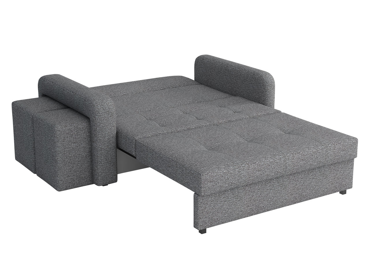 Sofa s tabureima Candy II (siva)