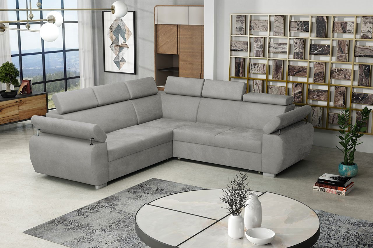 Kutna garnitura Linoria Maxi (siva)