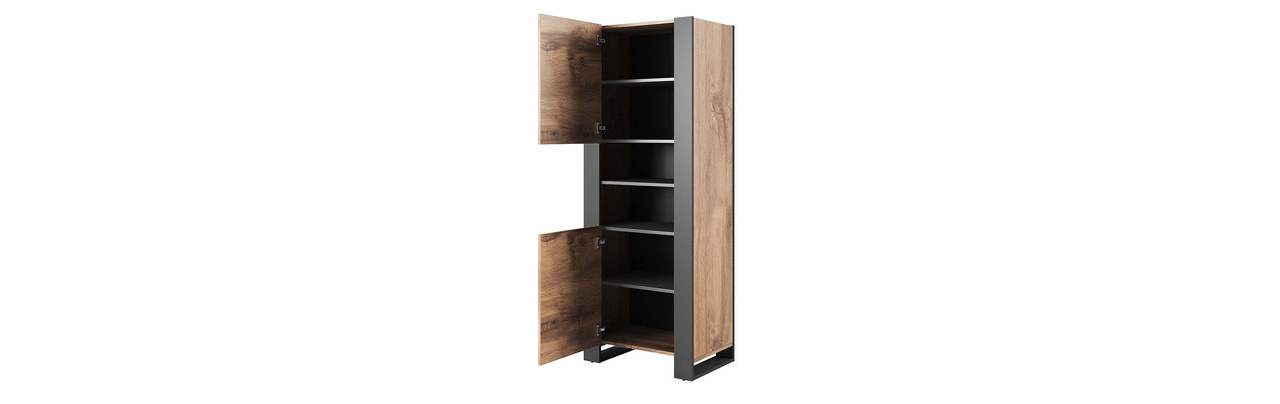 Namještaj za dnevni boravak Elexia I (wotan + antracit)