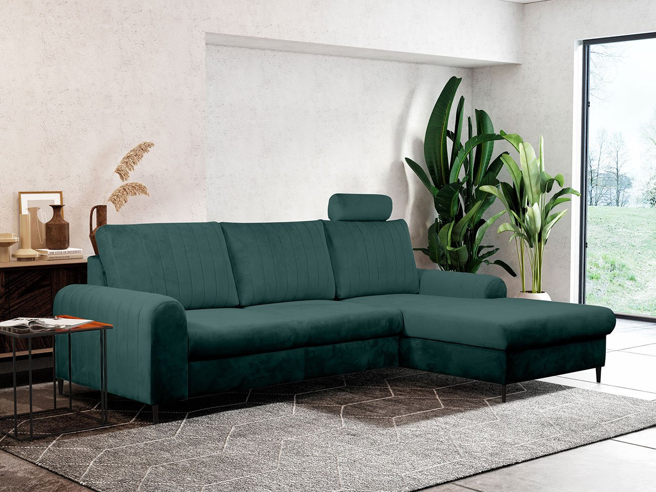 Kutna garnitura Oasia (tamnozelena)