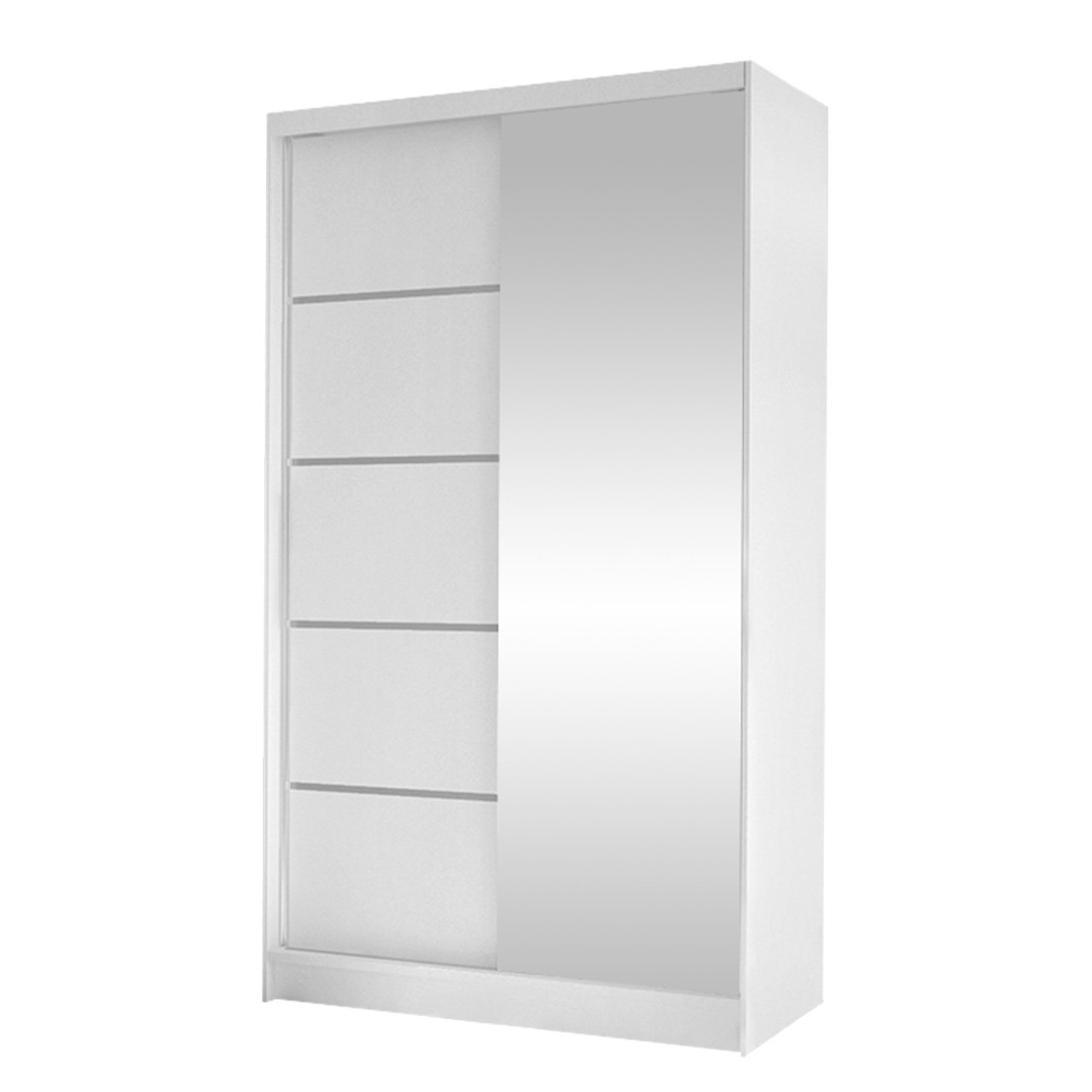 Ormar za garderobu Master III (crna + bijela)