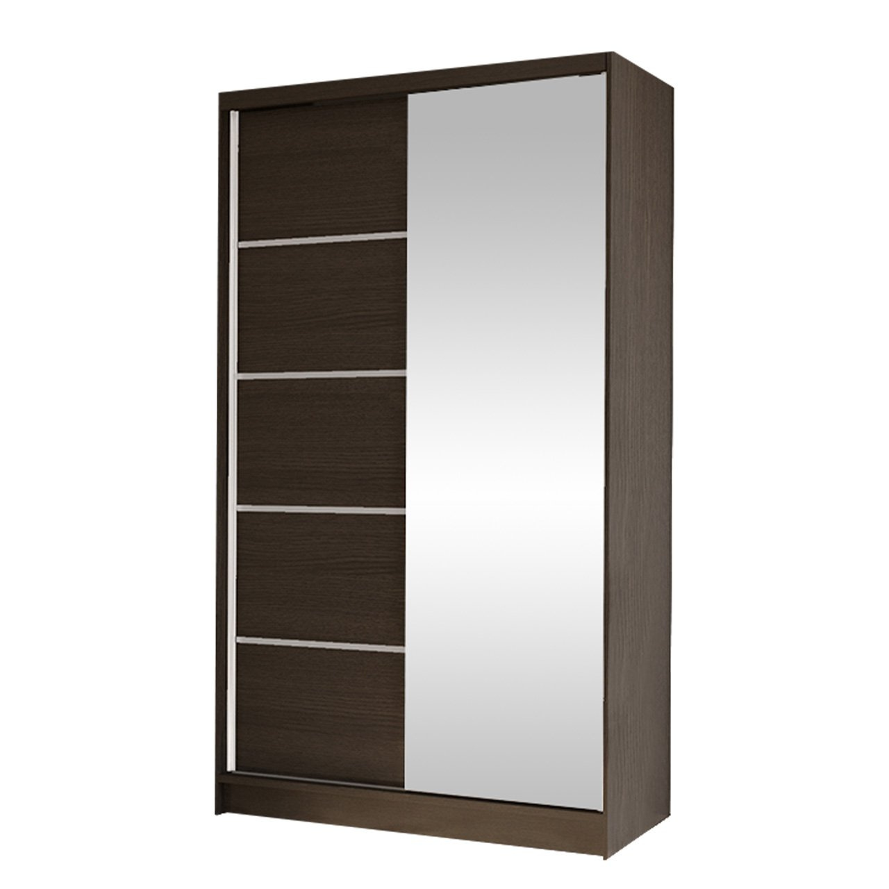 Ormar za garderobu Master III (crna + bijela)