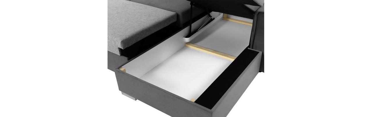 Kutna garnitura Ricky (crna)