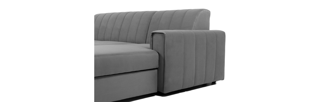 Kutna garnitura Ricky (crna)