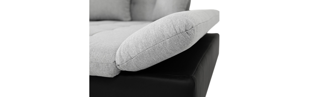 Kutna garnitura Makalu (bordo + crna)